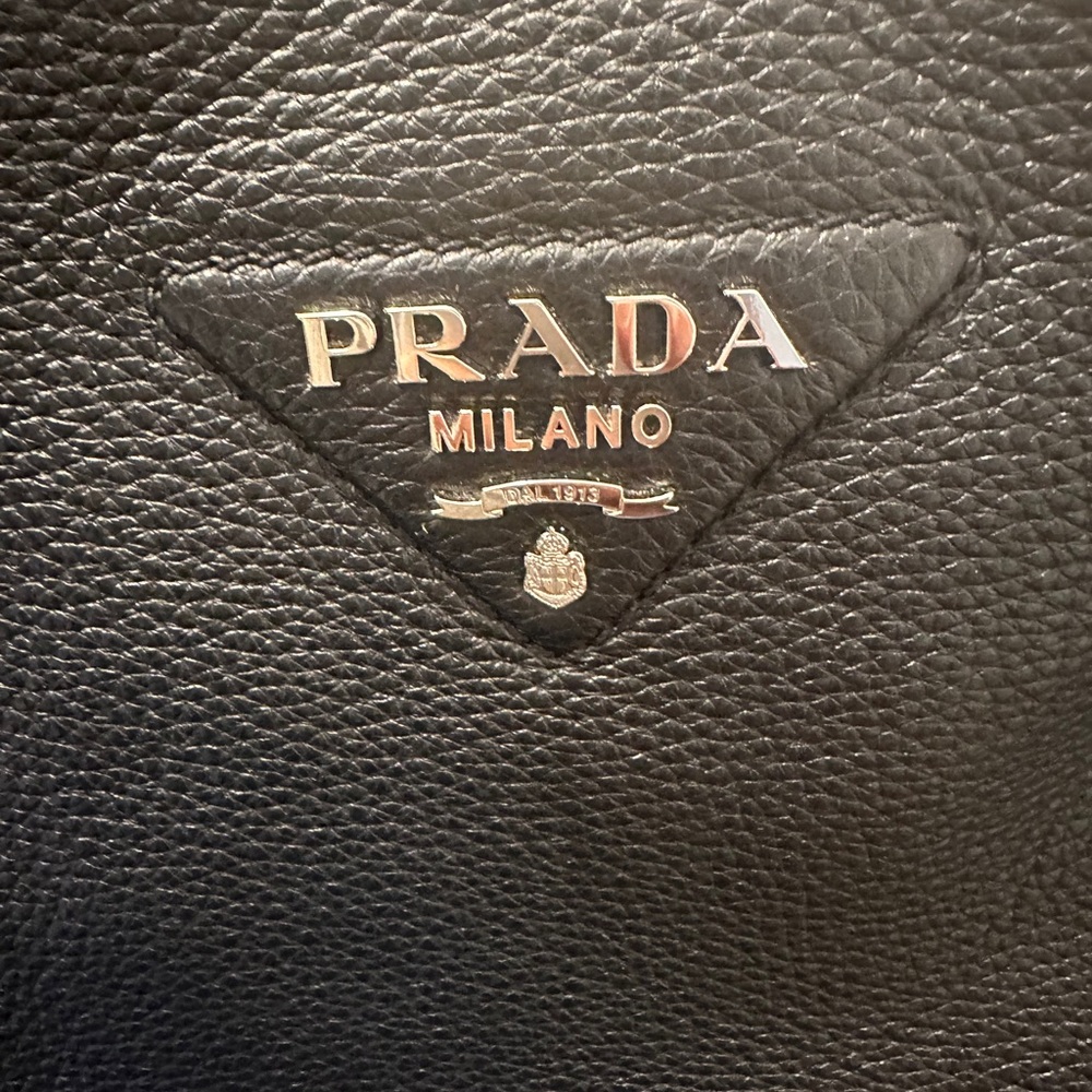 Prada crossbody black calf leather bag - Picture 5 of 13